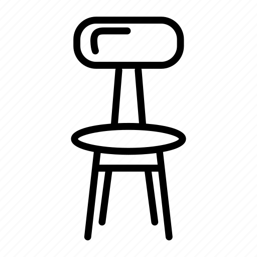 Armless, chair, folding, seat, seater, single, stool icon - Download on Iconfinder