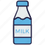 bottle, drink, food, label, milk 