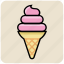 cold, cone, dessert, food, ice cone, ice cream 