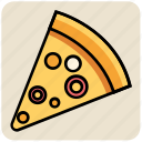 food, meal, pizza, pizza slice 