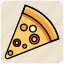 food, meal, pizza, pizza slice 