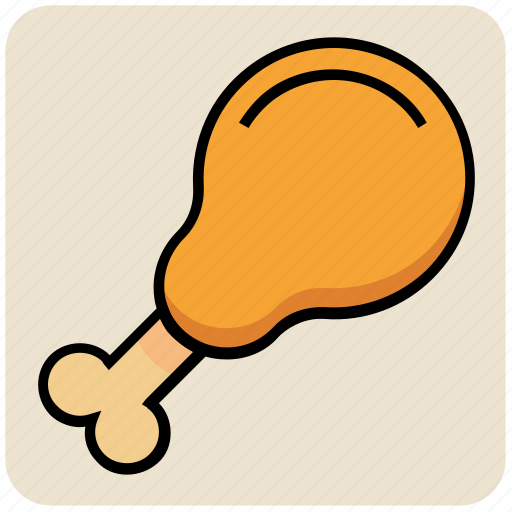 Chicken, drumstick, eating, food, meat icon - Download on Iconfinder