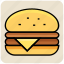 burger, eating, fast food, food, snack 