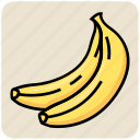 banana, food, fruit, vitamin 