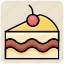 cake, cake piece, cake slice, food, sweet 