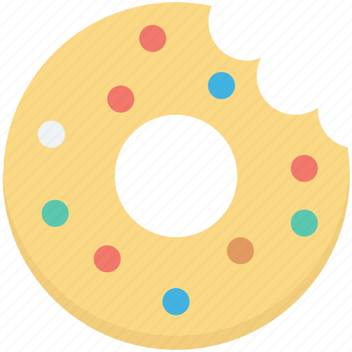 Bakery food, bite donut, confectionery, donut, doughnut icon - Download on Iconfinder
