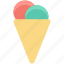 cone, cup cone, ice cone, ice cream, snow cone 