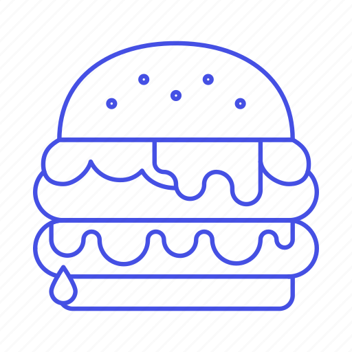 Burger, cheeseburger, double, fast, fastfood, fat, food icon - Download on Iconfinder