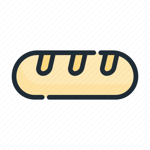Bakery, bread, breakfast, bun, food, toast icon - Download on Iconfinder