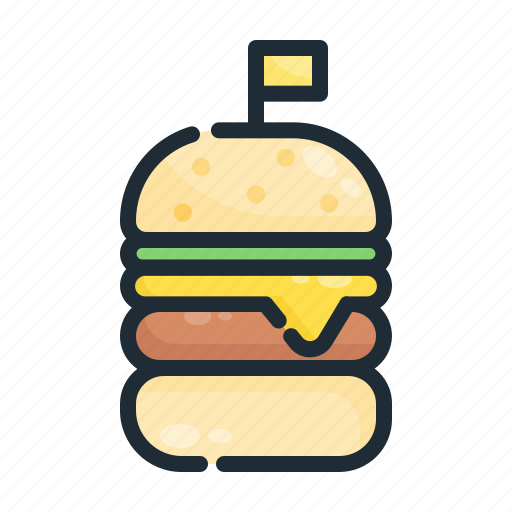 Burger, fastfood, food, hamburger, meal icon - Download on Iconfinder