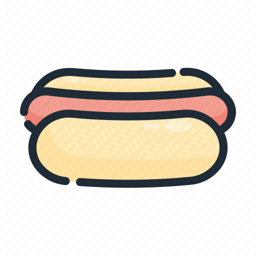 Bread, dog, fastfood, hot, sandwich, sausage icon - Download on Iconfinder