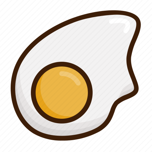 Delicious, egg, food, meal, side, sunny, up icon - Download on Iconfinder