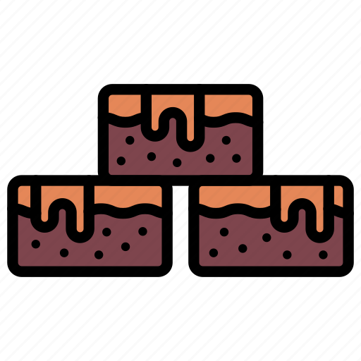Brownie, dessert, sweet, pastry icon - Download on Iconfinder