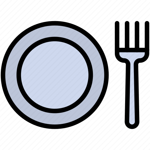 Fork, plate, restaurant icon - Download on Iconfinder