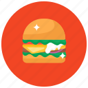 burger, hamburger, junk food, fast food, food, burger meal