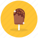 chocolate, ice, cream, ice cream, ice cone, cornet, dessert