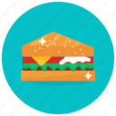 club, sandwich, hamburger, burger, junk food, fast food, food