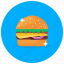 hamburger, burger, junk food, fast food, food, burger meal 