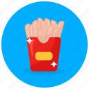 potato, fries, potato fries, french fries, fries box, snack box, frites