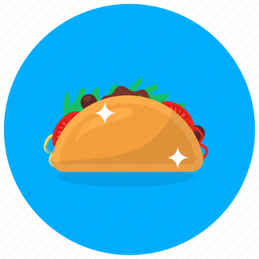 Tacos, tortilla sandwich, mexican dish, food, snack icon - Download on Iconfinder
