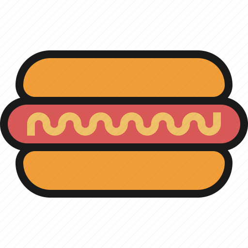 Food, hot, dog, fastfood icon - Download on Iconfinder