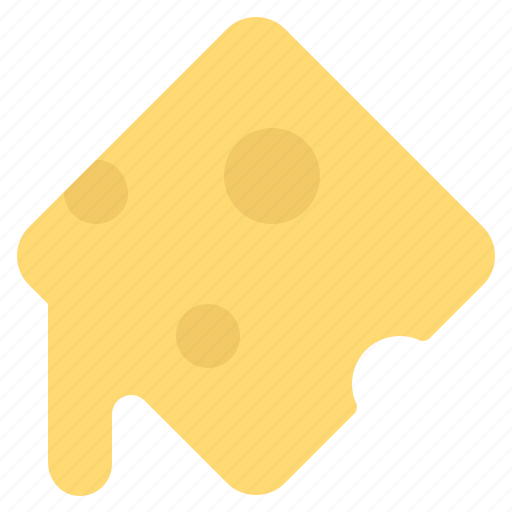 Cheese, food, gourmet, cheddar, slice, milk, appetizer icon - Download on Iconfinder