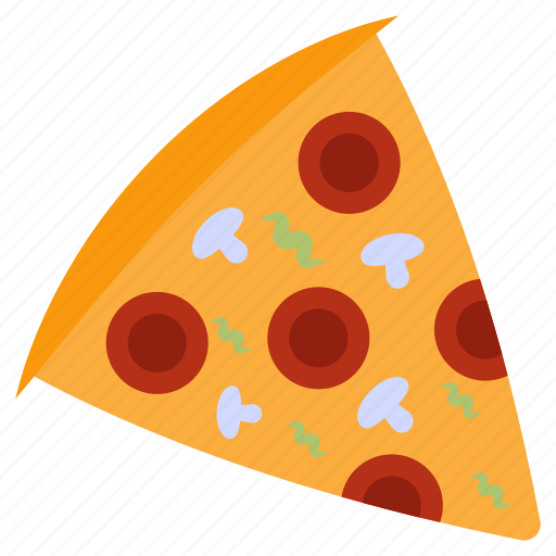Pizza slice, cuisine, fast food, junk food, edible icon - Download on Iconfinder
