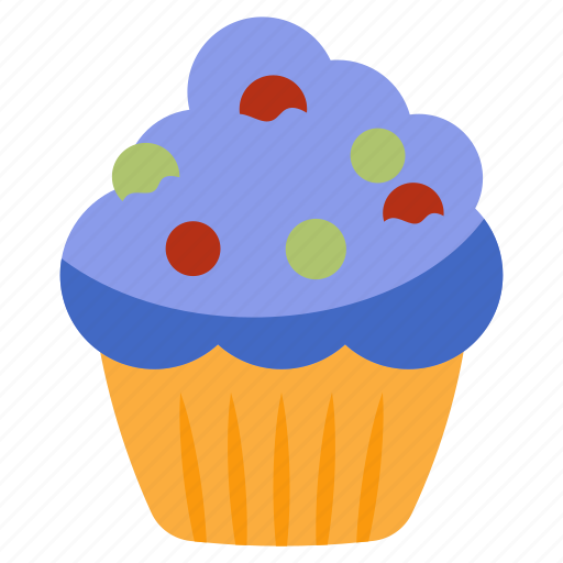 Muffin, cupcake, fairy cake, bakery item, edible icon - Download on Iconfinder