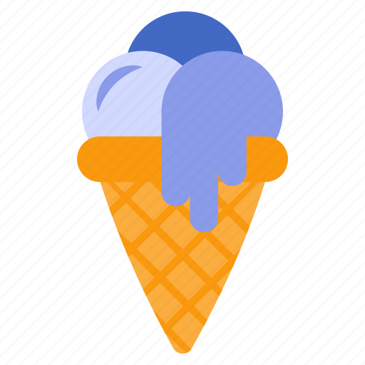 Ice cream cone, ice cream, dessert, sweet, confectionery icon - Download on Iconfinder