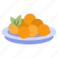 oranges plate, fruit, edible, nutrition diet, healthy meal 