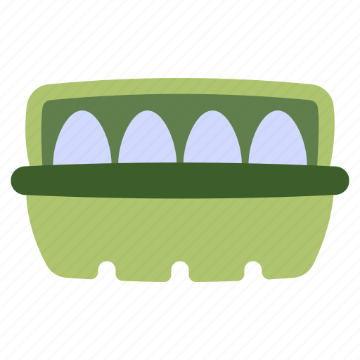 Eggs tray, healthy diet, healthy meal, nutritious diet, eggshells icon - Download on Iconfinder