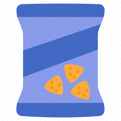Nachos packet, snack, food, edible, eatable icon - Download on Iconfinder