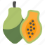 papaya, fruit, edible, nutritious diet, healthy diet 