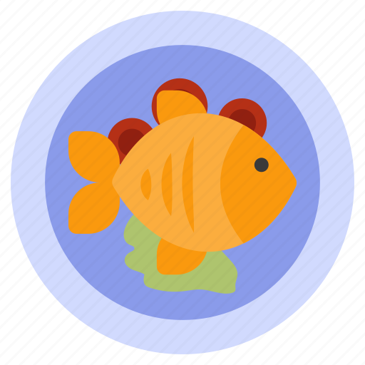 Fried fish, seafood, edible, eatable, food icon - Download on Iconfinder