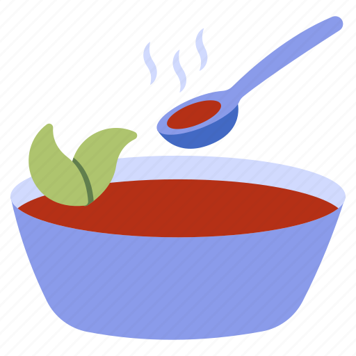 Soup bowl, tomato soup, edible, meal, healthy diet icon - Download on Iconfinder