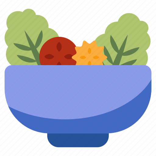 Salad bowl, healthy diet, meal, edible, eatable icon - Download on Iconfinder