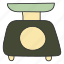 kitchen scale, weight machine, weight scale, weighing scale, lab scale 