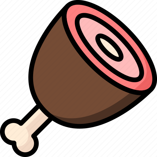 Breakfast, eat, food, ham, meal icon - Download on Iconfinder