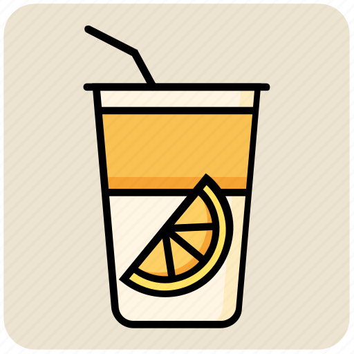 Drink, food, glass, juice, orange icon - Download on Iconfinder