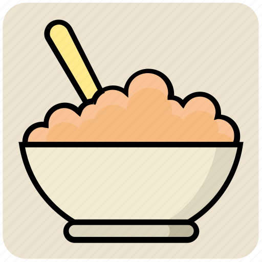 .svg, bowl, dinner, eating, food, rice, spoon icon - Download on Iconfinder