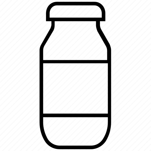 Bottle, drink, food, label, milk icon - Download on Iconfinder