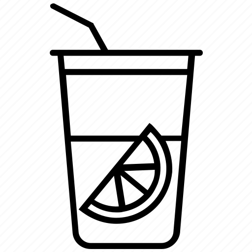 Drink, food, glass, juice, orange icon - Download on Iconfinder