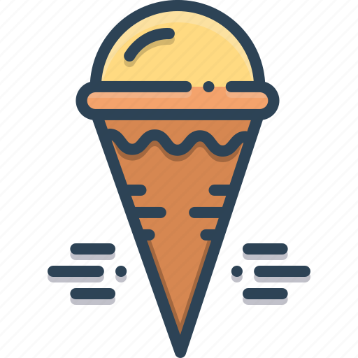 Cone, cream, cream cone, icecream, refreshing icon - Download on Iconfinder
