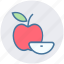 apple, apple slice, eating, energy, food, fruit 