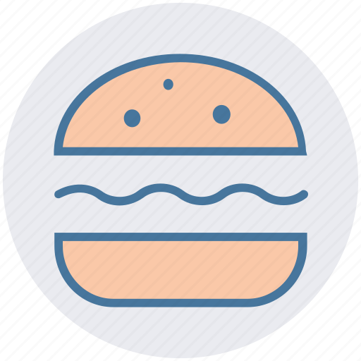 Burger, eating, fast food, food, hamburger, snack icon - Download on Iconfinder