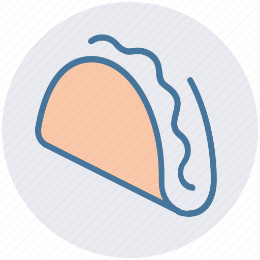 Fast food, food, junk food, lunch, taco, tortilla icon - Download on Iconfinder