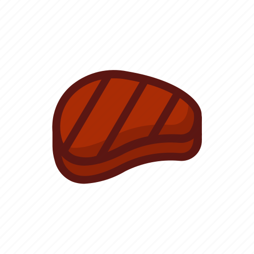 Beef, food, grill, junk, meat, restaurant, steak icon - Download on Iconfinder