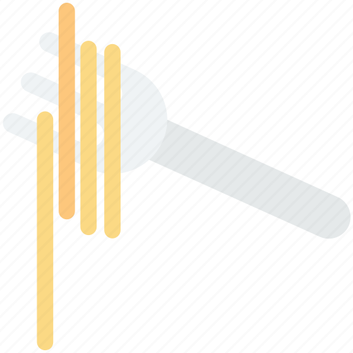 Eating utensil, fork, noodles, spaghetti, vermicelli icon - Download on Iconfinder