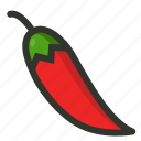 chilly, food, hot, pepper, red, spicy, vegetable