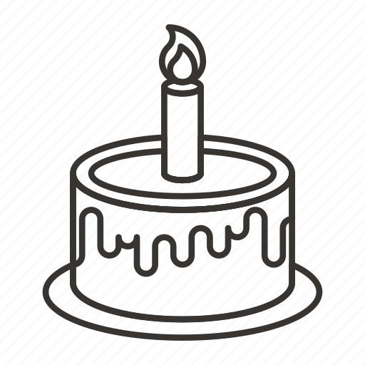 Birthday, cake, dessert, food, party, sweet icon - Download on Iconfinder